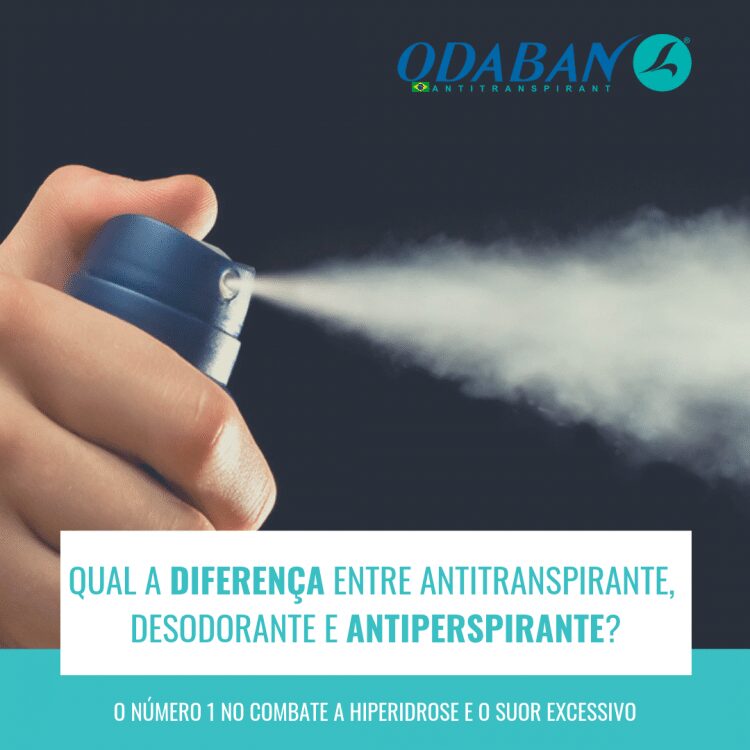 Antitranspirante x Antiperspirante Dr. Hiperidrose esclarece!