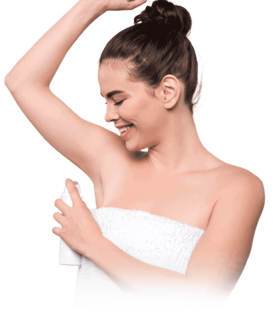 VistaCreate 328636874 stock photo cheerful young woman applying deodorant 1 1 1 copia
